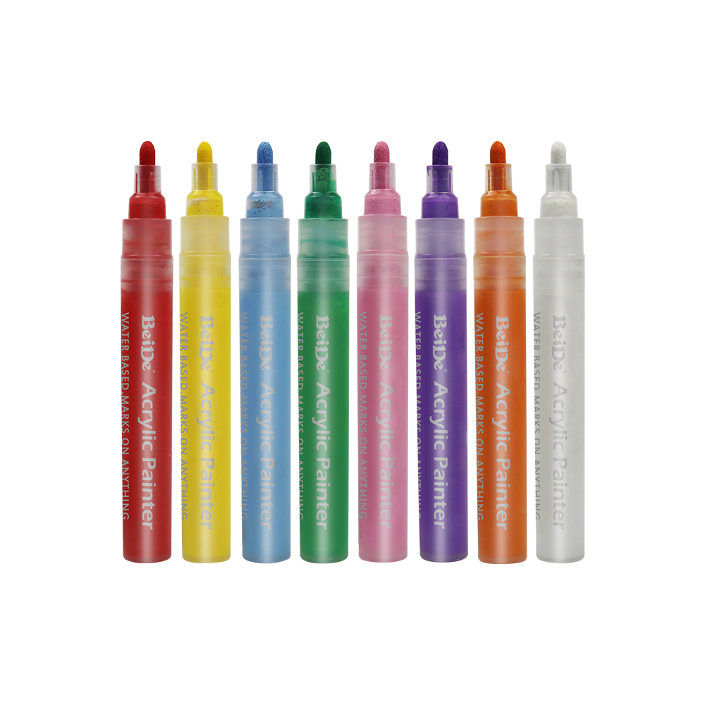 6MM Reversible Bullet & Chisel Acrylic Paint Pen